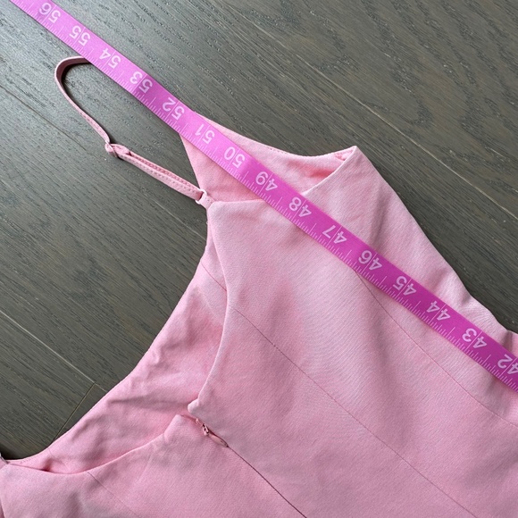 STAUD Joy Gown Long Maxi Dress Pearl Pink - Size 2 - Picture 9 of 11